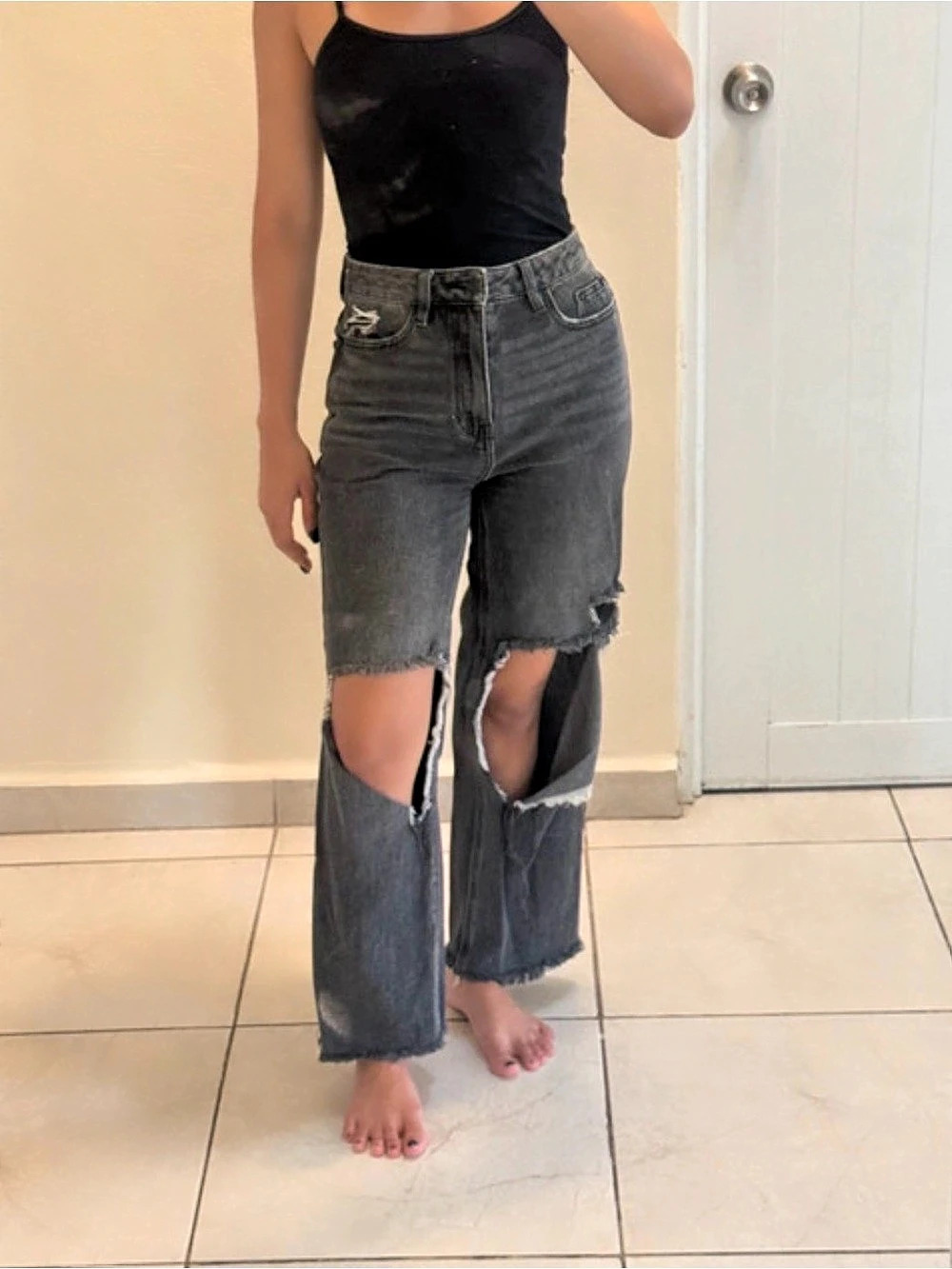 Pacsun '90s Boyfriend Jeans Distressed Straight Leg Size 25